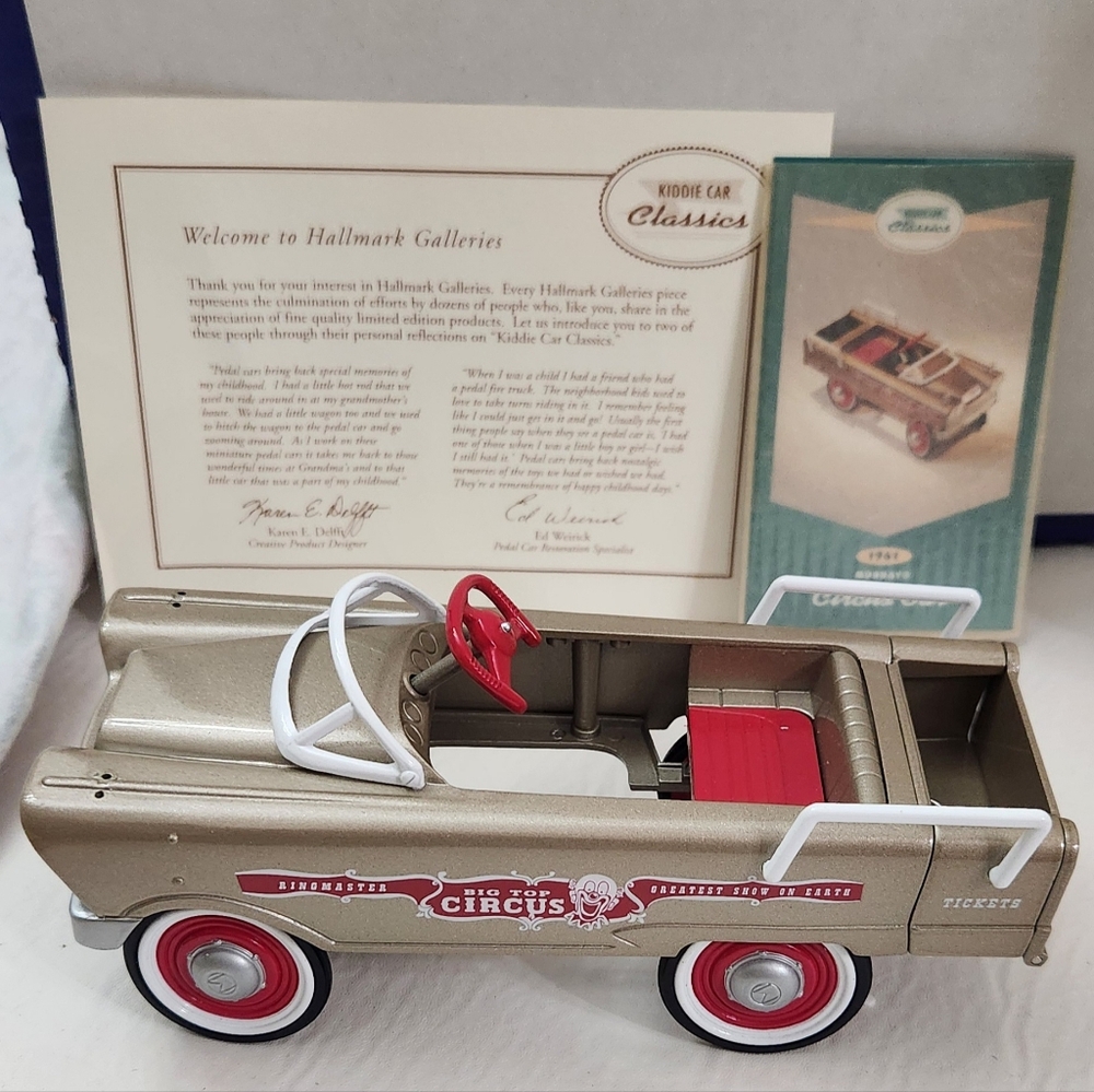 Hallmark Kiddie Car Classics 1961 Murray Circus Car